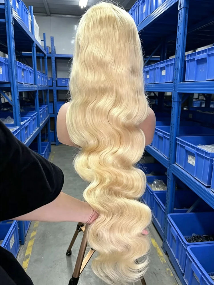 36 40 Inch 613 Honey Blonde Bo - огляд і ціна 613 Blonde Body Wave Lace Front Wig