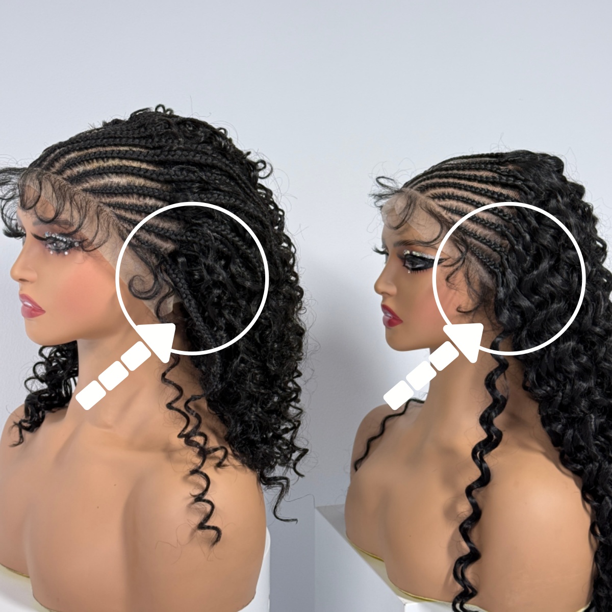 14/22inch Lemonade Braid Synth - огляд і ціна Synthetic Braided Wigs For Black Women