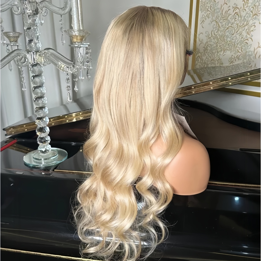 Dark Roots Ombre 613 Blonde La - огляд і ціна 613 Blonde Body Wave Lace Front Wig