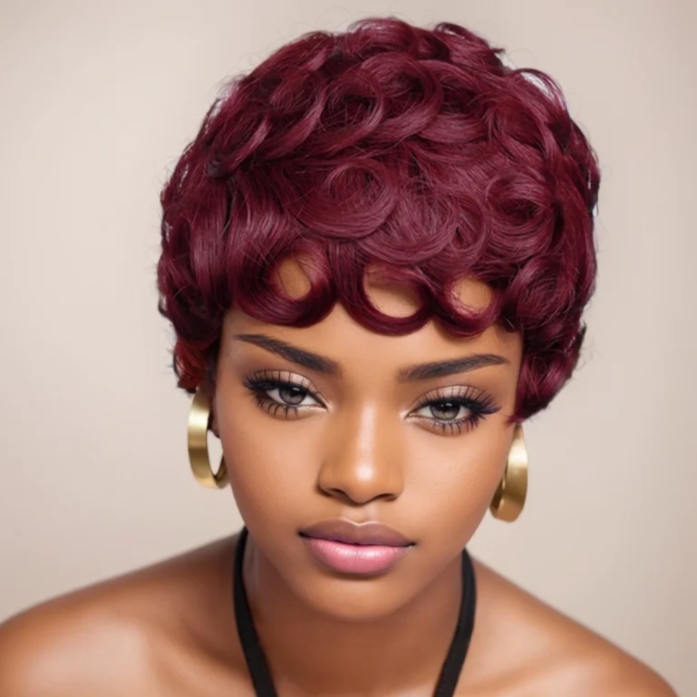 99J Pixie Cut Wig Human Hair S - огляд і ціна Short Pixie Cut Wig Human Hair Cheap
