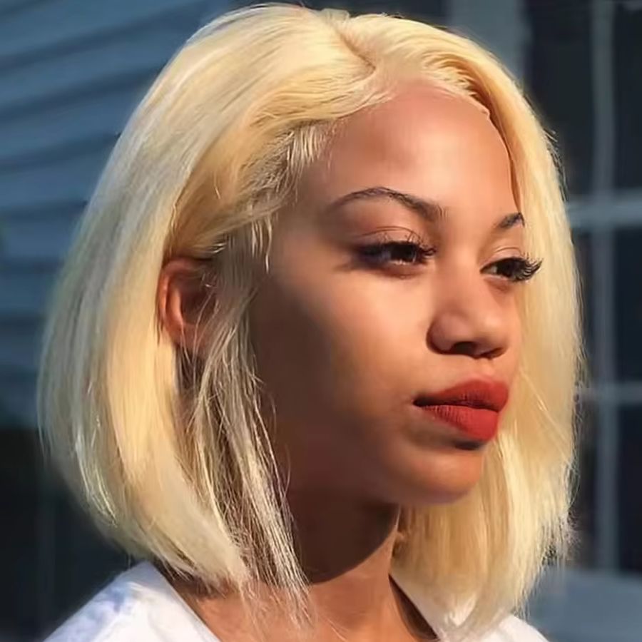 100% Remy Hair 613 Blonde Bob  - огляд і ціна Glueless Wear And Go Human Hair Wig