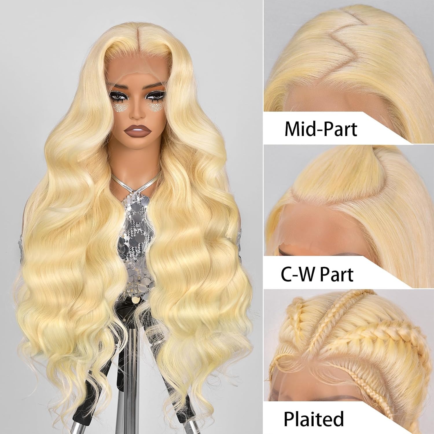 13x4 Lace Front Wig Human Hair - огляд і ціна 613 Blonde Body Wave Lace Front Wig